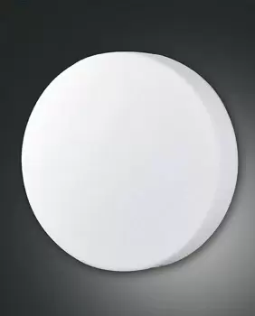 image of Graff Outdoor Flush White Glass, E27