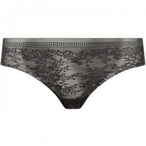 Image of Sloggi Zero Lace Brazillian - Black