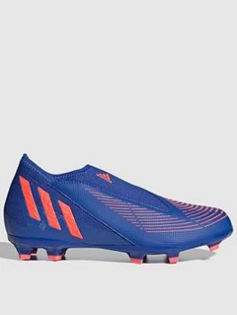 Image of adidas Junior Predator Laceless 20.3 Firm Ground Football Boots - Blue Size 1