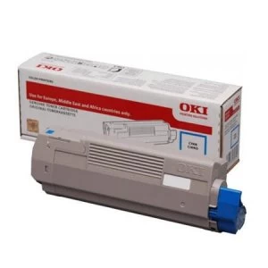Image of OKI 46507615 Cyan Laser Toner Ink Cartridge