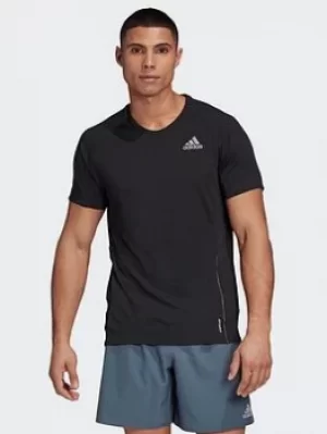 Image of adidas Runner T-Shirt, Blue, Size 2XL, Men