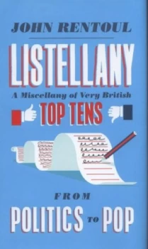 Image of Listellany by John Rentoul Hardback