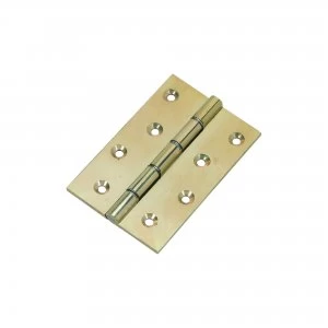 image of Wickes Butt Hinge - Brass 102mm Pack of 3