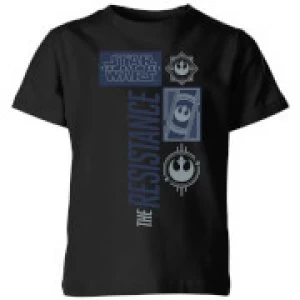 image of Star Wars The Resistance Black Kids T-Shirt - Black - 11-12 Years