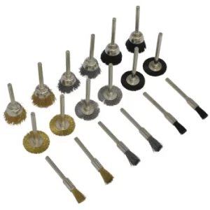 Image of Sealey RTA18WB Rotary Tool Brush Set 18pc
