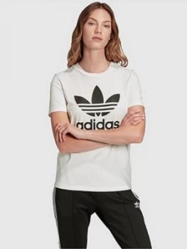Image of Adidas Originals Trefoil Tee - White