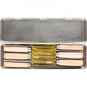 Image of PFERD 11700265 Key file set 100 mm cut 2 incl. filing pin in metal box 100 mm