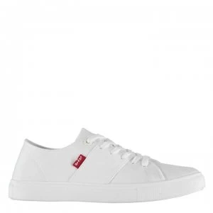 Image of Levis Pillsbury Canvas Trainers - White