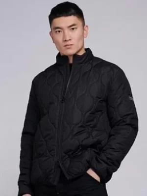 Image of Barbour International Accelerator Race Quilt, Black, Size L, Men