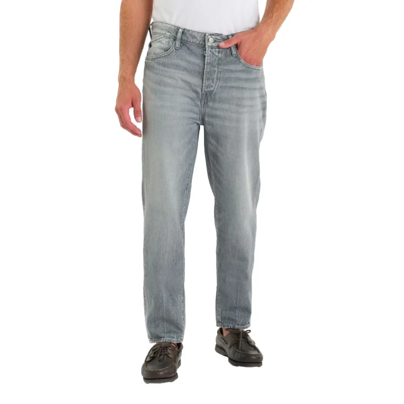 Image of Le Temps des cerises Straight Jeans Le Temps des cerises 1999 Basic Gris Male 36/38