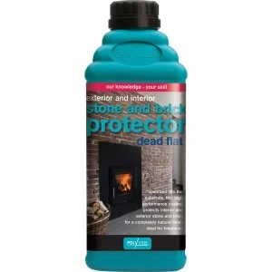 image of Polyvine Stone and Brick Protector Dead Flat Finish 1l