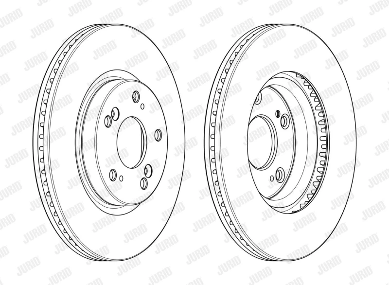 Image of Brake disc JURID 563127JC