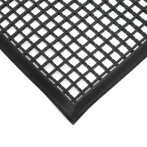 Image of Standard Duty Black Entrance Mat 2222 0.6M X 1.2M