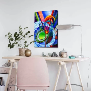 Image of 4570ABSC - 031 Multicolor Decorative Canvas Painting