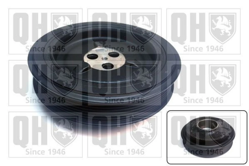 Image of QUINTON HAZELL Crankshaft pulley QUINTON HAZELL QCD182