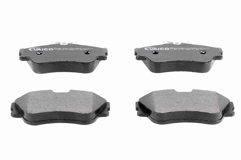 Image of VAICO V10-8128 Brake pad set Front Axle, excl. wear warning contact, Q+, original equipment manufacturer quality Brake Pad Set,disc brake (402)