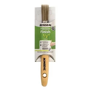 Ronseal Precision finish 0.5" Fine tip Flat Paint brush