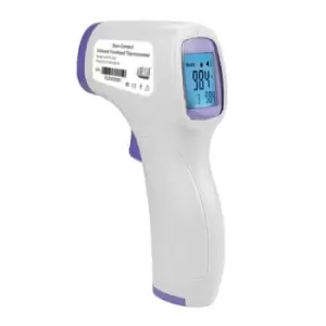 image of Adesso PPE-200 digital body thermometer Remote sensing thermometer White Universal Buttons