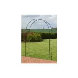 image of 2.4m (7ft 10") Coated Steel Metal Garden Rose Arch / Trellis