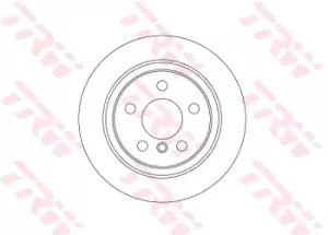 Image of TRW Brake disc BMW,MINI DF6756 34216799367,34216864141,6799367 Brake rotor,Brake discs,Brake rotors 6864141,34216799367,34216864141,6799367,6864141