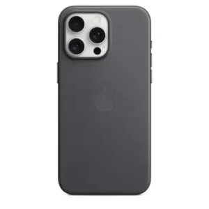 Image of iPhone 15 Pro Max Apple FineWoven Case with MagSafe MT4V3ZM/A - Black