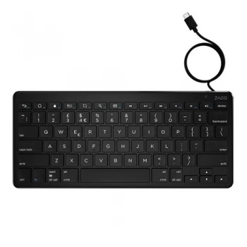 image of ZAGG QWERTY Keyboard USB-C UK Black 103202221