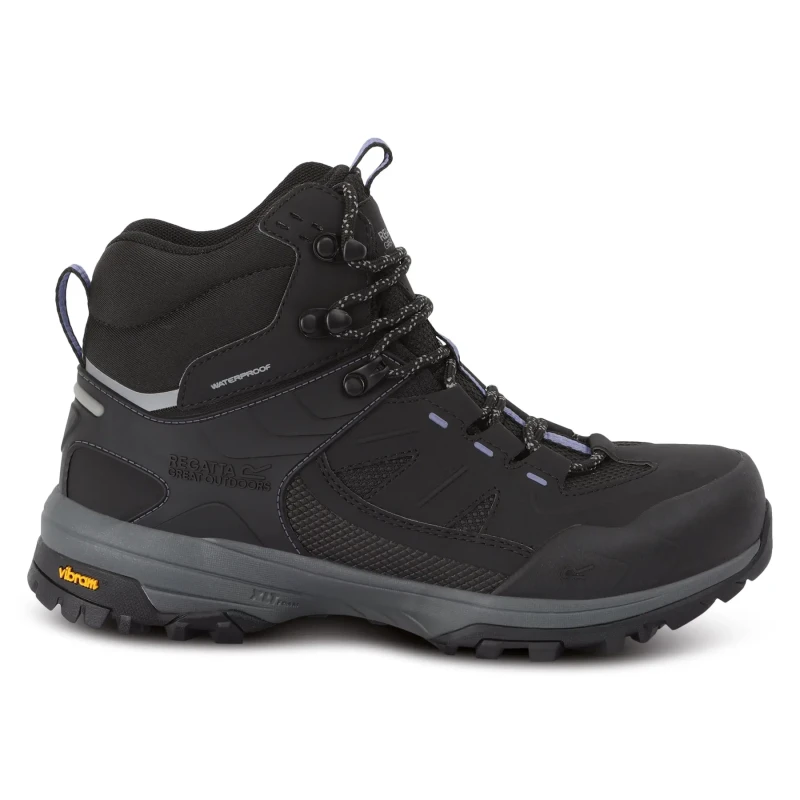Image of Regatta Womens Regen Waterproof Breathable Walking Boots in Black Size: 5 Black Female 5