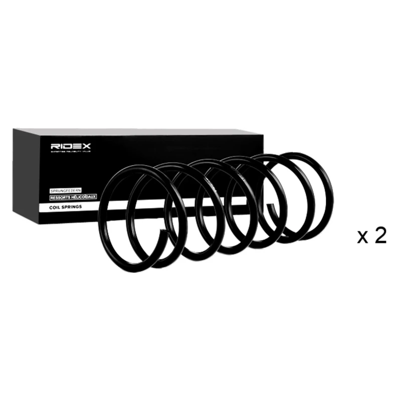 Image of RIDEX 188C2015 Coil spring Front Axle Coil Spring (188)