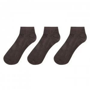 Image of Everlast 3 Pack Trainer Socks Mens - Grey