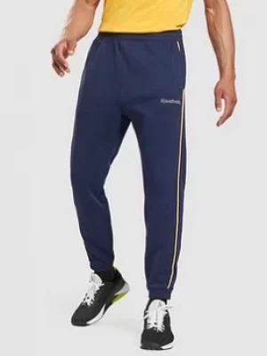 Image of Reebok Training Essential Piping Jogger, Navy, Size S, Men