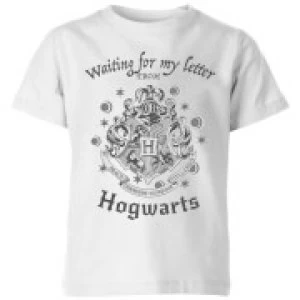 image of Harry Potter Waiting For My Letter From Hogwarts Kids T-Shirt - White - 11-12 Years