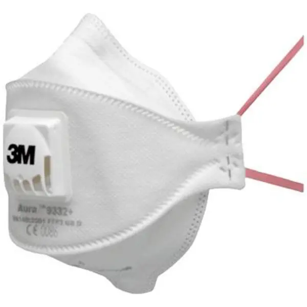 Image of 3M 3M Aura 9332+ 9332+ Valved dust mask FFP3 D 10 pc(s) 9332+