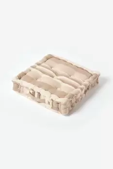 Image of Morocco Striped Cotton Floor Cushion