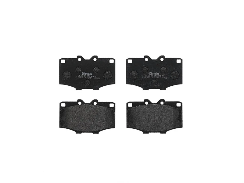 Image of BREMBO Brake pad set BREMBO P 83 006