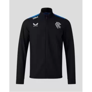 Image of Castore Rangers Anthem Jacket 2023 2024 Adults - Black