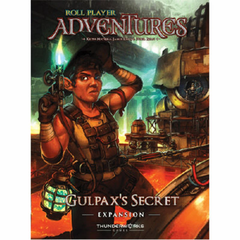 Image of Thunderworks Games Gulpax's Secret: Roll Player Adventures Expansion - Brand New And Sealed