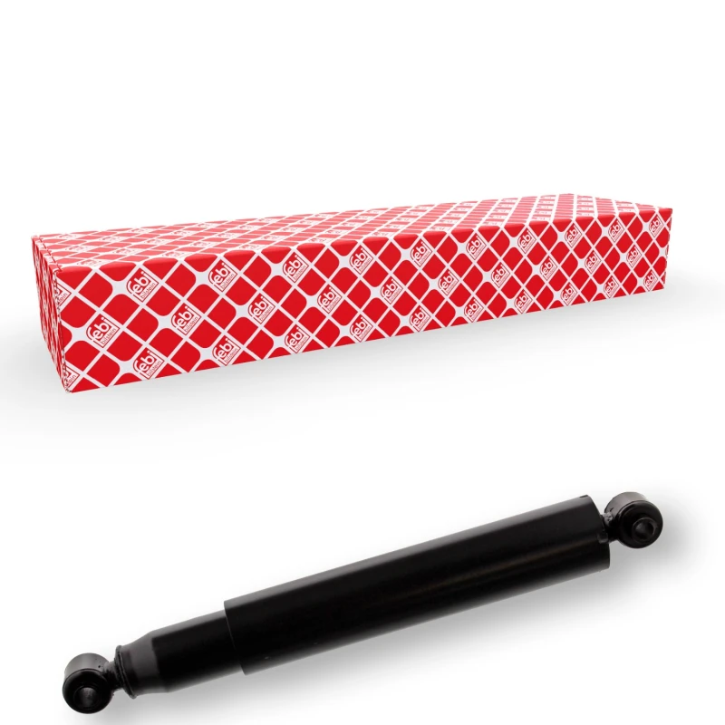Image of FEBI BILSTEIN 20448 Shock absorber Rear Axle, Oil Pressure, Telescopic Shock Absorber, Bottom eye Shock Absorber (854)