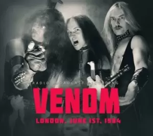 image of Venom London, June 1, 1984 / Broadcast Recording CD multicolor