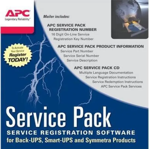 Image of APC Extended warranty Service Pack - technical support - 3 years WBEXTWAR3YR-SP-02