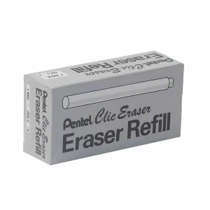 image of Pentel Clic Eraser Refill Pack of 24