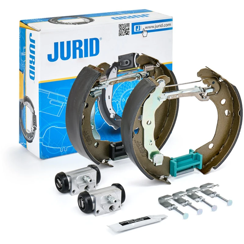 Image of JURID 381490J Brake Set, drum brakes with wheel brake cylinder Brake Set,drum brakes (3859)