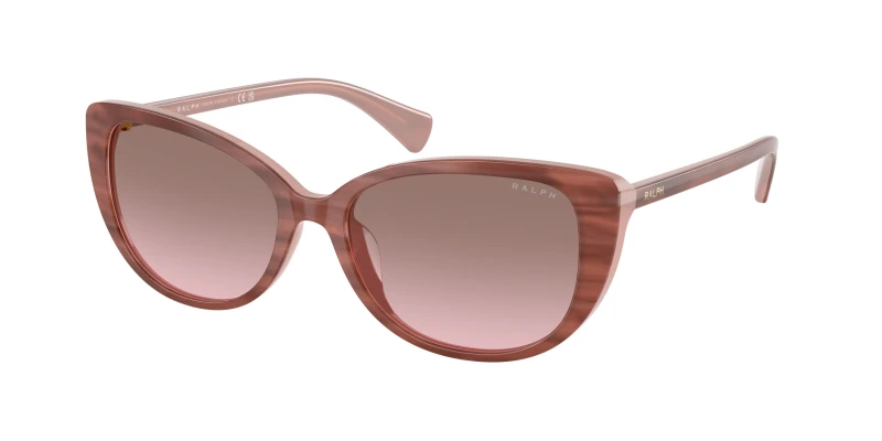 Image of Ralph Lauren Woman Ralph Lauren RA5340U 62919T Sunglasses Acetate Pink Violet Butterfly Normal Shaded Pink Sunglasses Woman Acetate