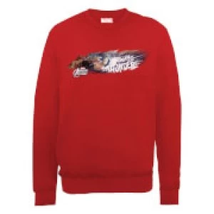 Image of Marvel Avengers Assemble Thor Bring The Thunder Sweatshirt - Red - M