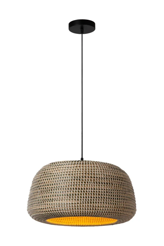Image of Netlighting Lucide MADUKA Pendant light 1xE27 Brown Brown Unisex