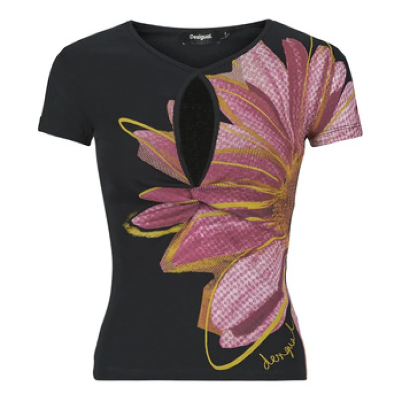 Image of Desigual Womens T-Shirt Desigual Dublin Noir Female M