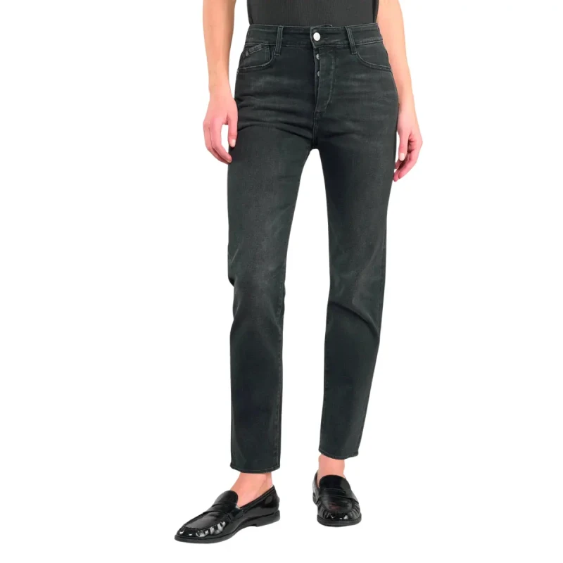 Image of Le Temps des cerises Womens jeans Le Temps des cerises 400/17 Bambo Noir Female 24
