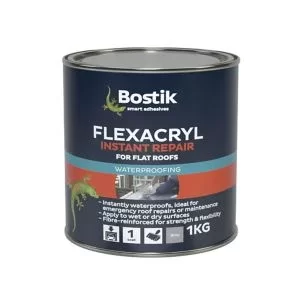 image of Bostik Grey Waterproof Sealing Compound Tin 1Kg