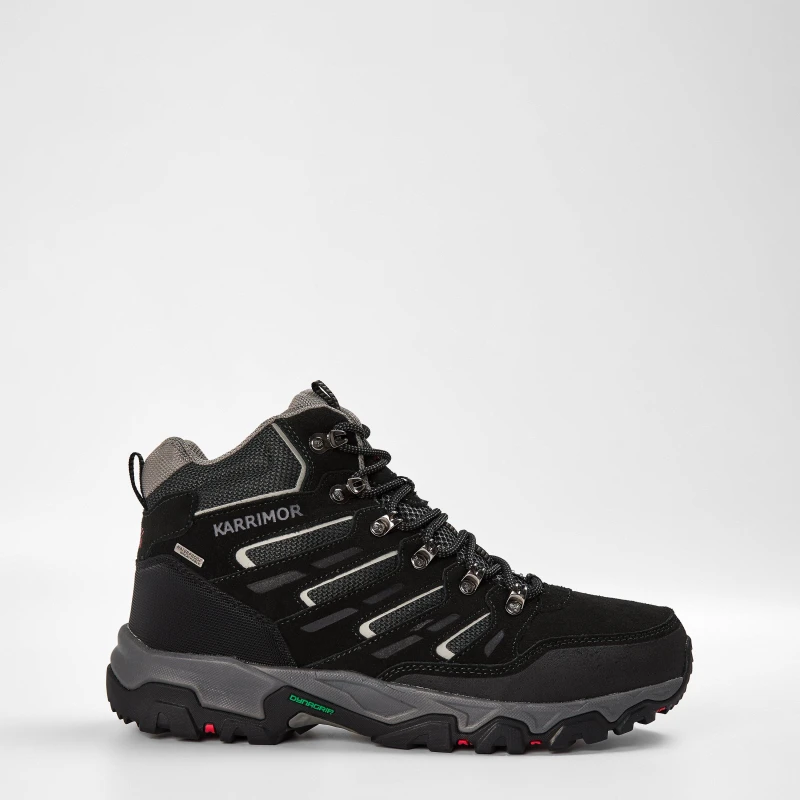 Image of Karrimor Mount Mid Mens Waterproof Walking Boots - Black 6