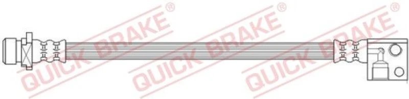 Image of QUICK BRAKE Brake hose QUICK BRAKE 62.016