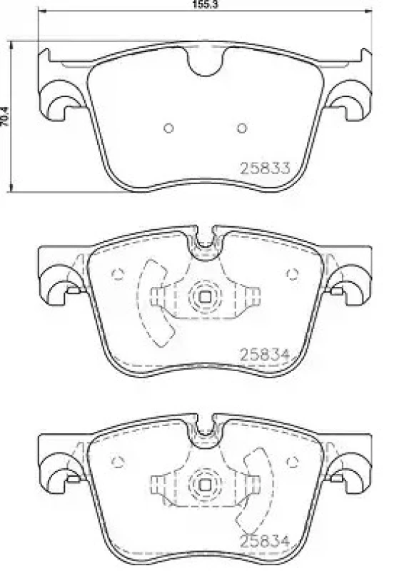 Image of Brake pad set VAICO V22-0465